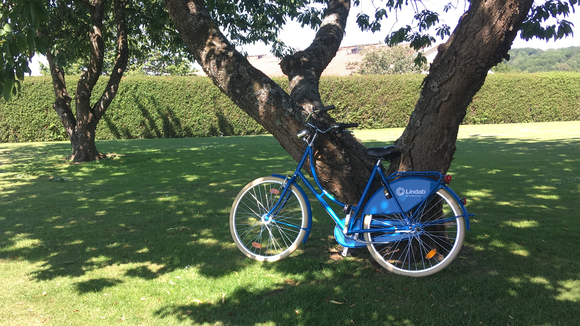 Bicycle nature bike blue logo